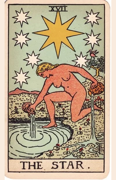 The Star tarot card