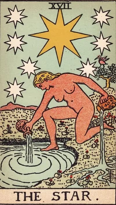 The Star tarot card